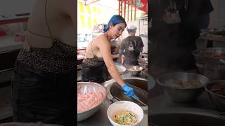 Hardworking Noodle Chef Thailand  Thai Street Food [upl. by Bonnie]