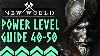 UPDATED New World Power Leveling Guide PART 1 4050 [upl. by Siro]