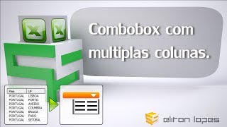 Tutorial Excel  VBA Criando combobox de múltiplas colunas [upl. by Ennaj451]