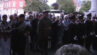 Menin Gate Ceremony Bagpipes 3 of 3 [upl. by Hterag]