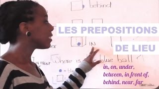 Cours danglais Les prépositions de lieu [upl. by Nuahsed]