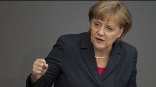 LAllemagne ne peut pas résoudre la crise toute seule selon Merkel [upl. by Artinek551]