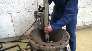 Orbit valve grinding and lapping machinemov [upl. by Beulah968]