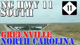 NC 11 South  Greenville to Kinston  North Carolina  4K Highway Drive [upl. by Kone623]