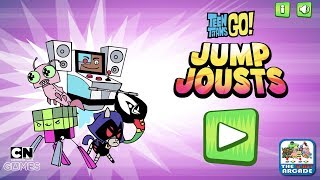 Teen Titans Go Jump Jousts  Become the Jumpiest Jumping Jouster of All Time CN Games [upl. by Dov705]