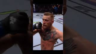 Conor McGregor vs Eddie Alvarez KO UFC Doppel Champ shorts [upl. by Anaitsirk]