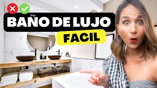 15 TRUCOS PARA REMODELAR TU BAÑO EN MINUTOS 😱 Decoración Lujosa y Elegante [upl. by Ansel]