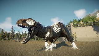 🔴Satisfying Jurassic World Evolution 2  Trex Dilophosaurus Spinosaurus Karnotaurus Triceratops [upl. by Wixted]