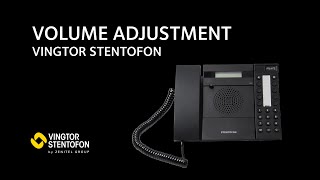 Vingtor Stentofon handset volume adjustment [upl. by Spevek920]