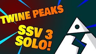 SSV 3 Twine Peaks Solo  Sturmschildverteidigung Fortnite Rette die Welt [upl. by Thacker734]