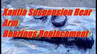 Citroen Xantia Suspension Rear Arm Bearings Replacement [upl. by Graces]