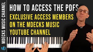 How To Use The mDecks Music Exclusive Access Membership on Youtube [upl. by Osmo]