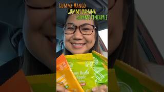 Gummy Mango Gummy Pineapple and Gummy Banana All 3 fun gummies from Walgreens [upl. by Menell]