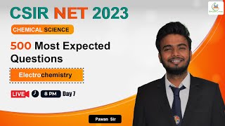 Electrochemistry for CSIR NET Chemical Science  500 Most Expected Questions for CSIR NET Dec 2023 [upl. by Jose]