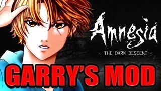 Gmod SCARY AMNESIA the Dark Descent Monster Mod Garrys Mod [upl. by Einwahr]