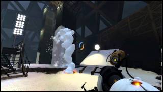 Portal 2 Walkthrough  Part 22  Lots of White gel Going up [upl. by Gisser]