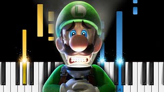 Luigis Mansion Theme  EASY Piano Tutorial [upl. by Elbertine887]