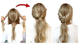 😍 17 EASY DIY Elegant Hairstyles Ponytails Compilation 😍 Prom Hairstyle Transformations [upl. by Pogue]