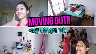 Moving Out AGAIN  NEW APARTMENT TOUR  Vlog [upl. by Anayhd]