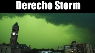 Insane Derecho storm 96 mph winds  SIOUX FALLS SD KELO [upl. by Adnanref]