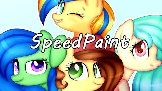 SpeedPaint My Little Oc  Okusheny  mlp [upl. by Opportuna234]