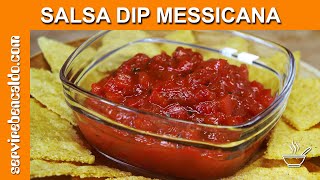 Come fare la SALSA DIP ROSSA Quella Messicana [upl. by Ecnerrot]