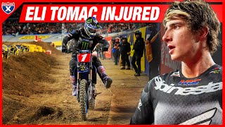 Racers React to Eli Tomacs SeasonEnding Ruptured Achilles  Racer X Films [upl. by Verna748]