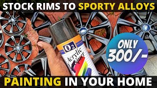 How To Change Your Stock Rims to Sporty Alloys Paint Your Alloys Painting Rims Good Or Bad [upl. by Leirbaj]