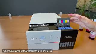 Epson SureLab SLD500 Come eseguire linizializzazione [upl. by Forward]