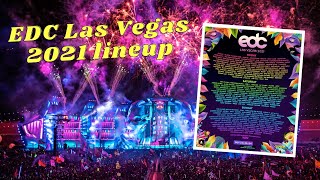 EDC Las Vegas 2021 Lineup Review amp Recommendations [upl. by Apthorp820]