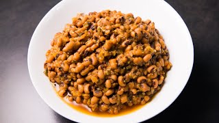 Trini Stewed Black Eyed Peas Recipe [upl. by Desirae]