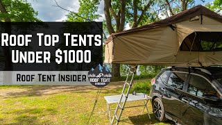 Best Budget Roof Top Tents Under 1000  Roof Tent Insider [upl. by Aivatnahs]