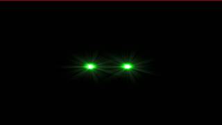 Alenas Glowing Eyes FX Green Black l Green Screen HD [upl. by Heshum]