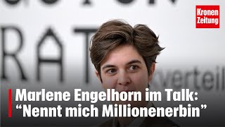 Marlene Engelhorn quotNennt mich Millionenerbinquot  kronetv NEWS [upl. by Leunammi]