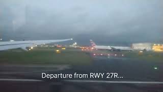 TRIP REPORT Royal Jordanian Boeing 787 Dreamliner  LHRAMM  RJ112  Departure from Heathrow [upl. by Tirzah]