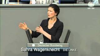 Sahra Wagenknecht DIE LINKE quotOhne einen starken Binnenmarkt gibt es auch kein starkes Handwerkquot [upl. by Ralston]