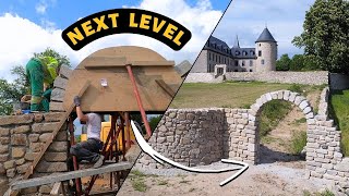 Ep 58 Construction dune arche en pierre  Transformation dun château abandonné [upl. by Mendive]