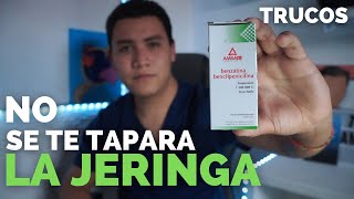 ✅Como PREPARAR y ADMINISTRAR PENICILINA sin que SE TE TAPE LA JERINGA💉 [upl. by Sateia337]