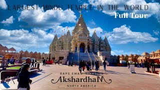 2nd Largest Hindu Temple in World  BAPS Shri Swaminarayan Mandir Robbinsville NJ Full Tour  4K [upl. by Allicerp]