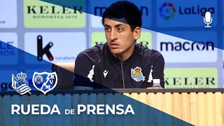 RUEDA DE PRENSA  POSTPARTIDO  Real Sociedad vs Rayo Vallecano [upl. by Gar394]