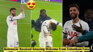 😍 Bentancur Received Amazing Welcome From Tottenham Fans On His Return From Injury vs Crystal Palace [upl. by Selwyn680]