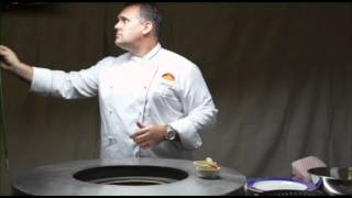 Cooking Naan Bread in a Tandoor Oven [upl. by Philender]