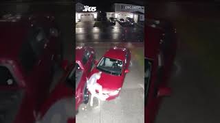 Fed up homeowner confronts car thief in his driveway [upl. by Ydnih252]