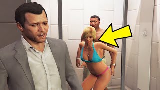 What Happens if Franklin And Tracey go on a Date in GTA 5 funny [upl. by Yenroc74]