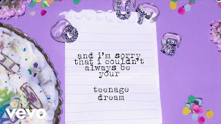 Olivia Rodrigo  teenage dream Official Lyric Video [upl. by Puklich167]