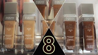 Physicians Formula The Healthy Foundation The Complete Dark amp Deep Collection Swatch Video I ByBare [upl. by Baptista]