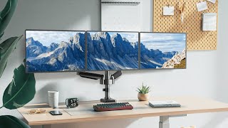 Triple Monitor Mount for Max 32 Monitors MU8003MU8004 from MOUNTUP [upl. by Eiramassenav72]