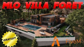 FIVEM │ MLO GRATUIT MAGNIFIQUE VILLA EN FORÊT GTA RP  TUTO [upl. by Akeirahs]