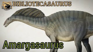 Amargasaurus  Qué fue Qué era BIBLIOTECASAURUS📜 [upl. by Rawdin]