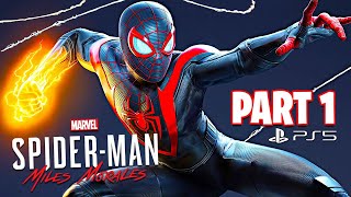 Spider Man Miles Morales PS5 Gameplay Walkthrough Part 1 [upl. by Pepito]